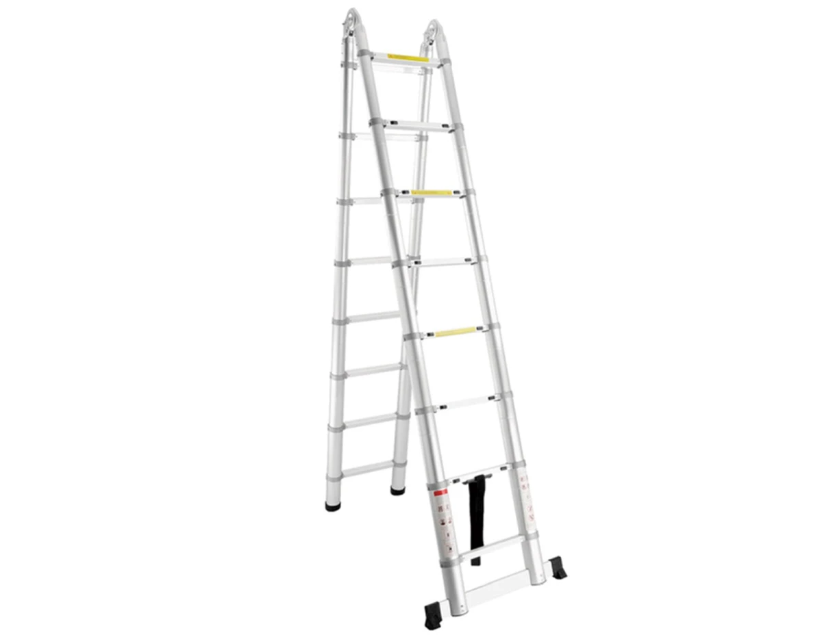 SuperStep Duple FULL Aluminijumske Teleskopske Merdevine 2,5+2,5m