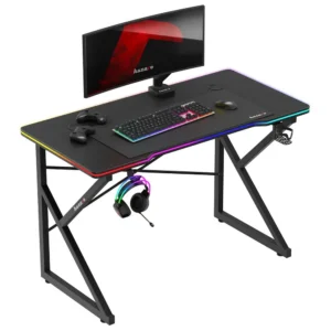 Huzaro Hero 1.7 RGB Crni Gaming sto