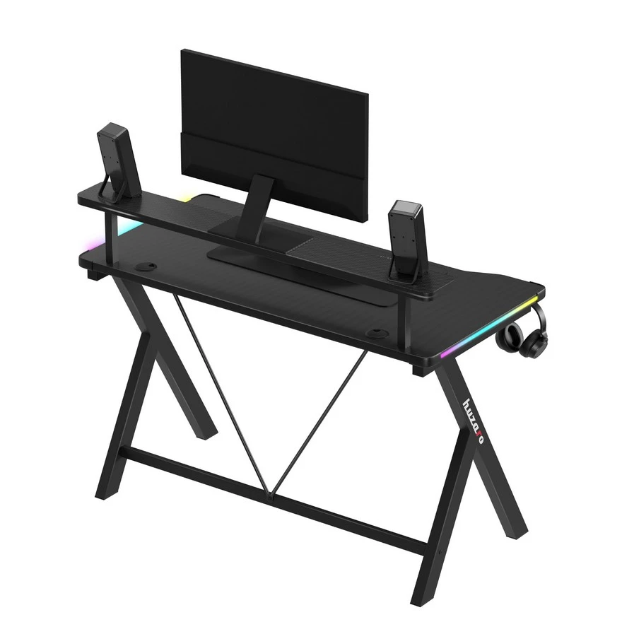 Huzaro Hero 1.9 Crni RGB Gaming sto 120x60cm - Slika 3