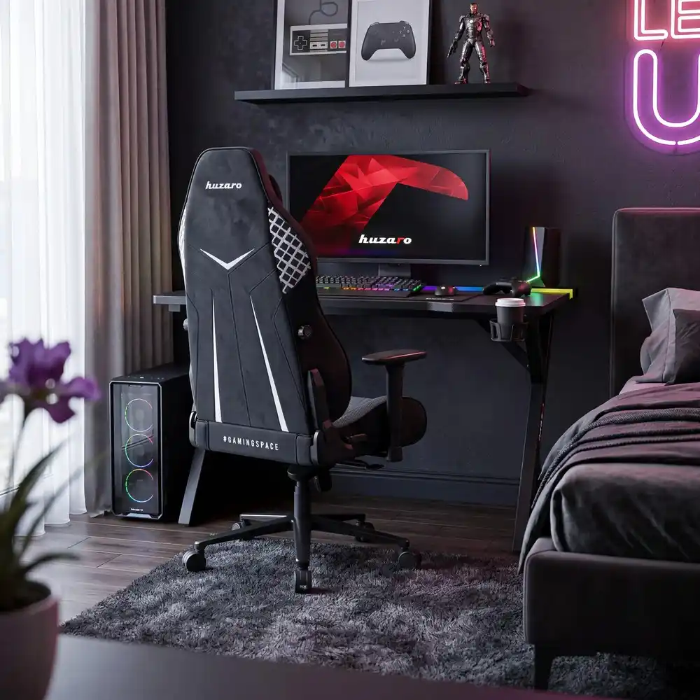 Huzaro Hero 2.4 Crni RGB Gaming sto - Slika 7