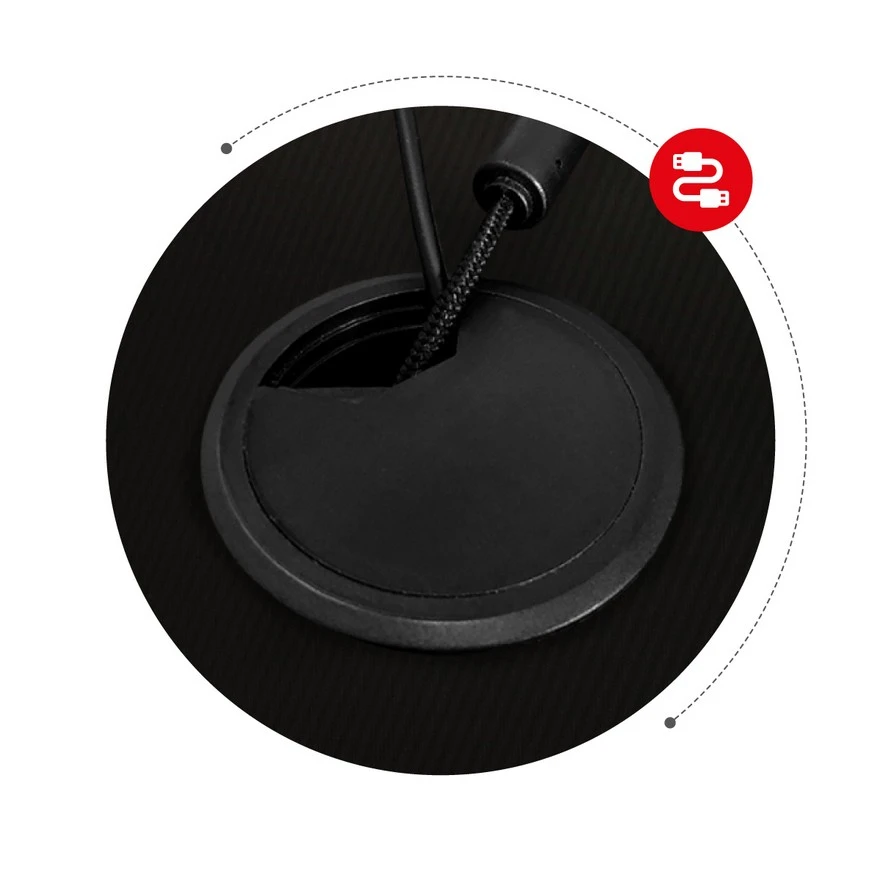 Huzaro Hero 7.0 Crni Ugaoni Gaming sto - Slika 4